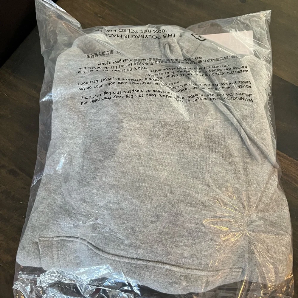 J. Crew Light Gray Heritage Terry Hoodie - Picture 5 of 5